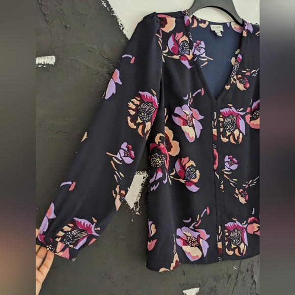 JCrew floral blouse - Picture 2 of 6